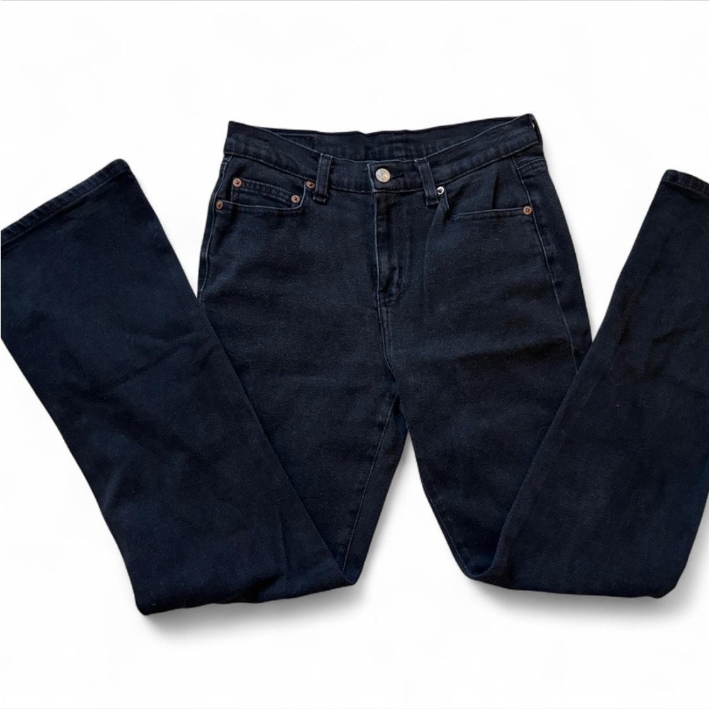 Black Ralph Lauren jeans with a relaxed fit